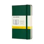 Cuaderno Moleskine Classic pocket cuadros tapa dura verde mirto