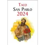 Taco calendario de mesa 2024 San Pablo