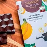 Chocolate negro 70% plátano orgánico Nature et decouvertes