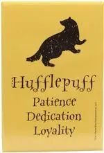 Imán Harry Potter Hufflepuff Patience Dedication Loyality