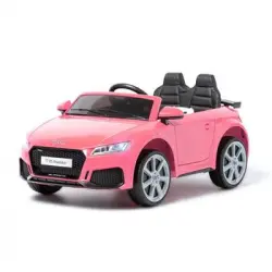 Audi Tt Rs 12v Premium Rosa - Coche Eléctrico Infantil Para Niños Batería 12v Con Mando Control Remoto