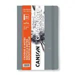 Cuaderno Canson Graduate Sketch Fino tapa blanda 14x21,6cm 92 hojas 90g Gris claro