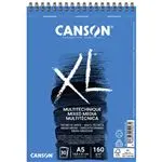 Álbum Canson XL A5 Mix Media texturado microperforado grano medio