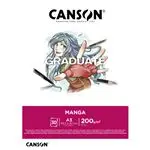 Bloc de dibujo Canson A3 Graduate Manga Liso 200g