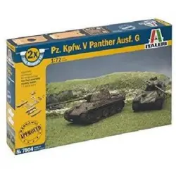 Italeri 7504 - Maqueta Tanque Panther Pz.kpfw V - Escala 1:72