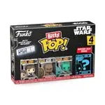 Set 4 figuras Funko Bitty Pop Star Wars Solo + Chewbacca + Greedo + Figura Sorpresa 2cm