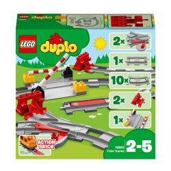 LEGO - Accesorio De Construcción Vías Ferroviarias De  DUPLO