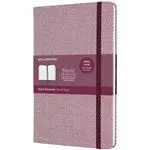 Cuaderno Moleskine Blend large rayas tapa dura harringbone púrpura