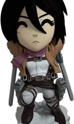 Figura Youtooz Ataque a los Titanes Mikasa atacando 11cm