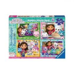 Ravensburger - Puzzle Gabby's Dollhouse: Colección 4x42 piezas para niños ㅤ