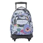 Mochila escolar con ruedas Totto Renglones Lienzo Floral