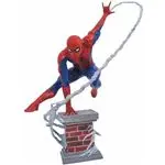 Figura Diamond Marvel Spiderman con telaraña en ladrillo 30cm