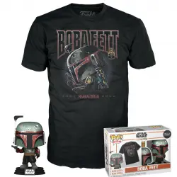 Funko POP! Pack Camiseta Boa Fett - M