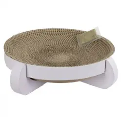 Rascador Cama Para Gatos Platinum Blanco 35x35x10 Cm Kerbl