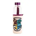 Botella de cristal Harry Potter Escudo de Hogwarts