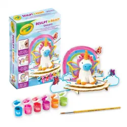 Crayola - Set Crea y Decora Unicornio con Arcilla Crayola.