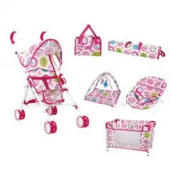 Kids World - Accesorios de Muñeco Bebé 5 en 1