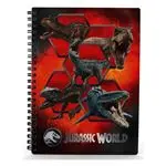 Libreta efecto 3D Jurassic World Carnivorous