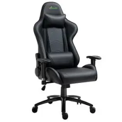 Vinsetto - Silla Gaming giratoria de espuma PU