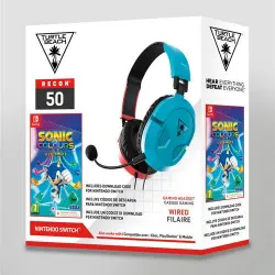 Headset gaming Recon 50 Rojo/Azul + Sonic Colours Pack