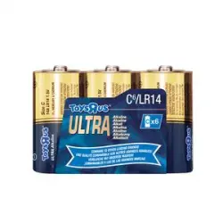 Ultra - Pack 6 Pilas C Ultra Alcalinas