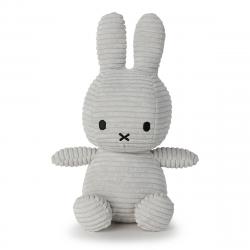 Bon Ton - Peluche Miffy Sentada Corduroy Soft Grey 23 cm Bon Ton Toys.