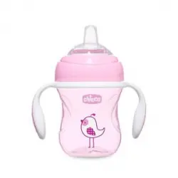 Chicco - Vaso de transición rosa