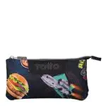 Estuche escolar triple Totto Tablero galaxia