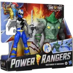 Power Rangers Azul Dino Furia Pack 2 Figuras F16035