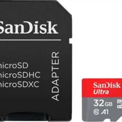 Tarjeta de memoria Sandisk Ultra microSDHC 32GB + Adaptador