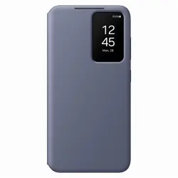Funda con tapa inteligente Samsung violeta para Galaxy S24