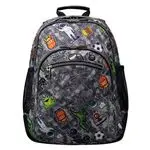 Mochila escolar Totto Crayoles pixely gris