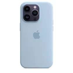 Funda de silicona con MagSafe Apple Azul celeste para iPhone 14 Pro