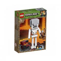 21150 Squelette Minecraft Bigfig Avec Un Cube De Magma, Lego Minecraft