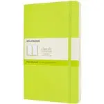 Cuaderno Moleskine Classic large lisa tapa blanda verde limón