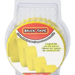 Brick Tape basic 4 pivotes 1000mm Amarillo