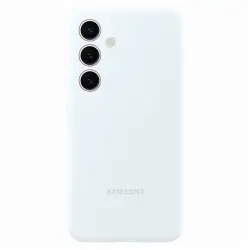 Funda de silicona Samsung blanca para Galaxy S24