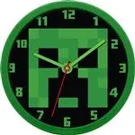 Reloj de pared Minecraft Creeper