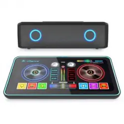 DJ Mixer Station con altavoz bluetooth