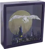 Hucha Harry Potter Hedwig sobre Hogwarts