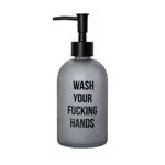 Dispensador de jabón “wash your fucking hands”