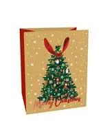 Bolsa para regalo Navidad Legami M Xmas Tree Dorado