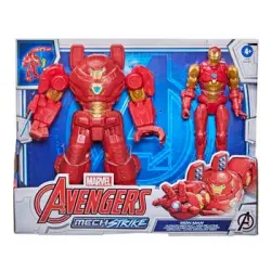 Iron Man - Figura - Marvel Avengers Mech Strike - 4 Años+