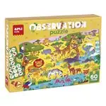 Puzzle Apli Junior Observación Sabana 60 piezas