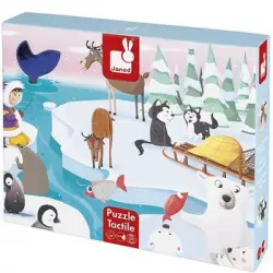 Puzzle Tactil La Vida En El Hielo 20pcs