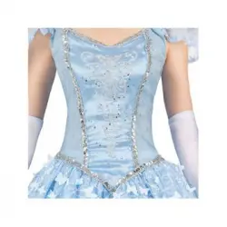 Viving Disfraz Princesa Zapato De Cristal S (vestido, Guantes Y Enaguas) (viving Costumes - 209738)