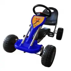 Kart Correpasillos Con Pedales Azul Vidaxl