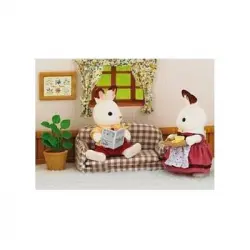 Sylvanian Families Papá Conejo Y Sofá