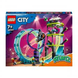 LEGO - Motos De  Y Desafío Acrobático: Rizo Extremo 1 O 2 Jugadores City Stuntz