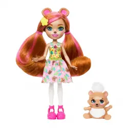 Mattel - Muñeca con mascota oso Biloxie Bear Enchantimals Mattel.